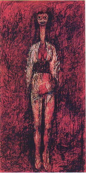 성폭행 트라우마를 표현한 그림