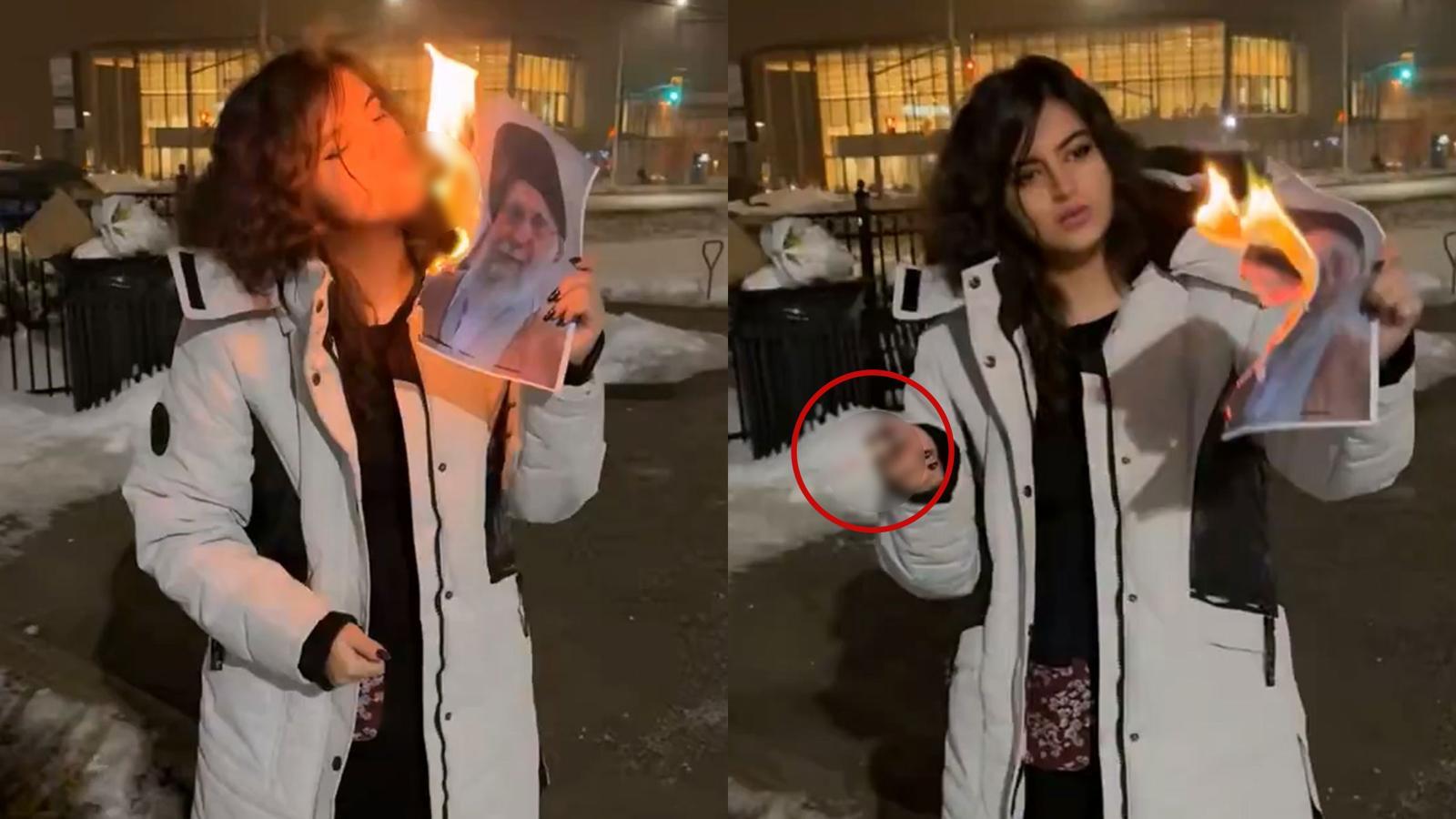 히잡 벗고 지도자 사진 태워 담뱃불…이란 여성 ‘저항 상징’으로