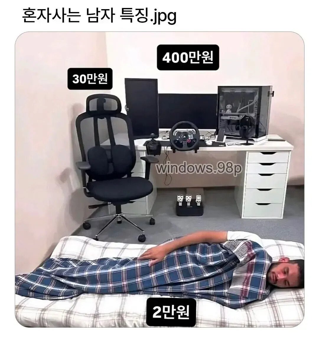 혼자사는 남자 집 특징.jpg